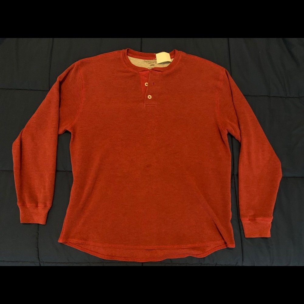 Red/orange sweatshirt